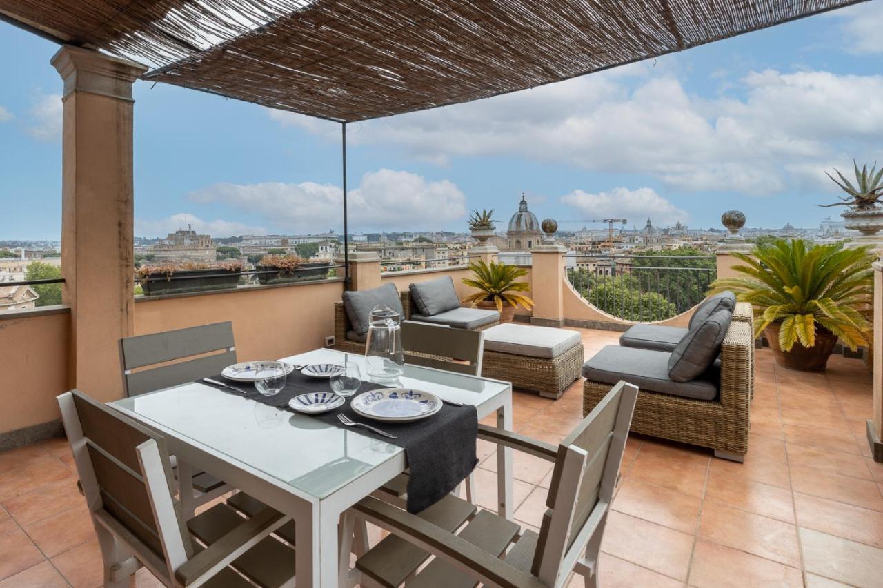 Ferienwohnung Santonofrio Sky Terrace Penthouse Rom Exterior foto